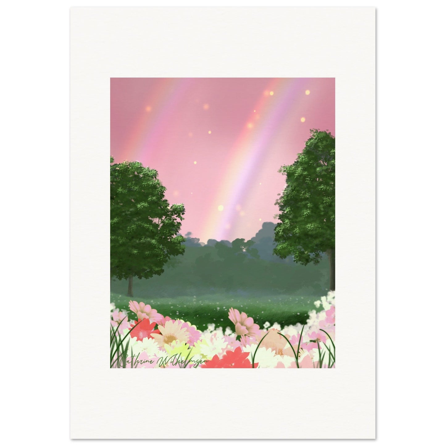 Over regnbuen – Art Print - PlanetC