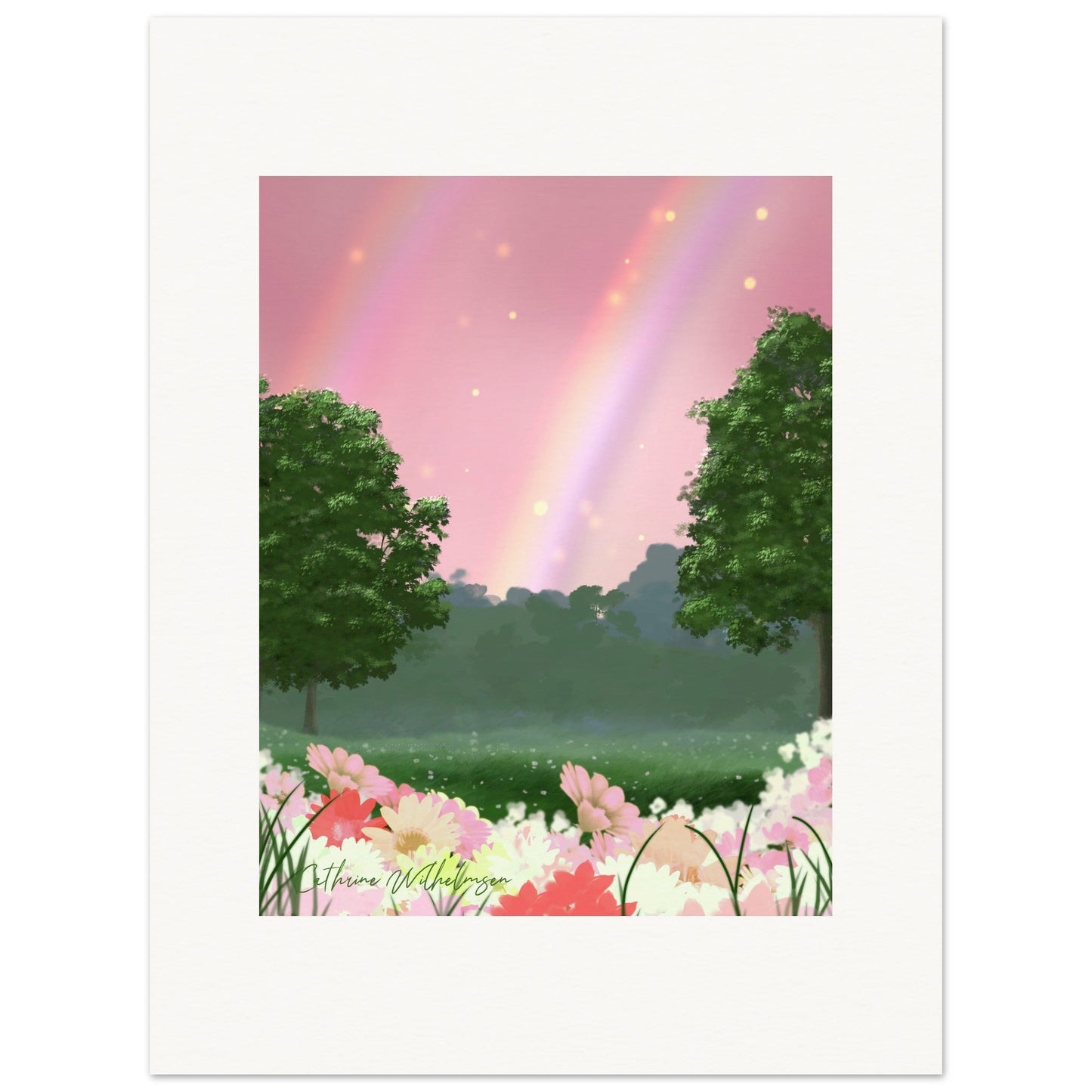 Over regnbuen – Art Print - PlanetC