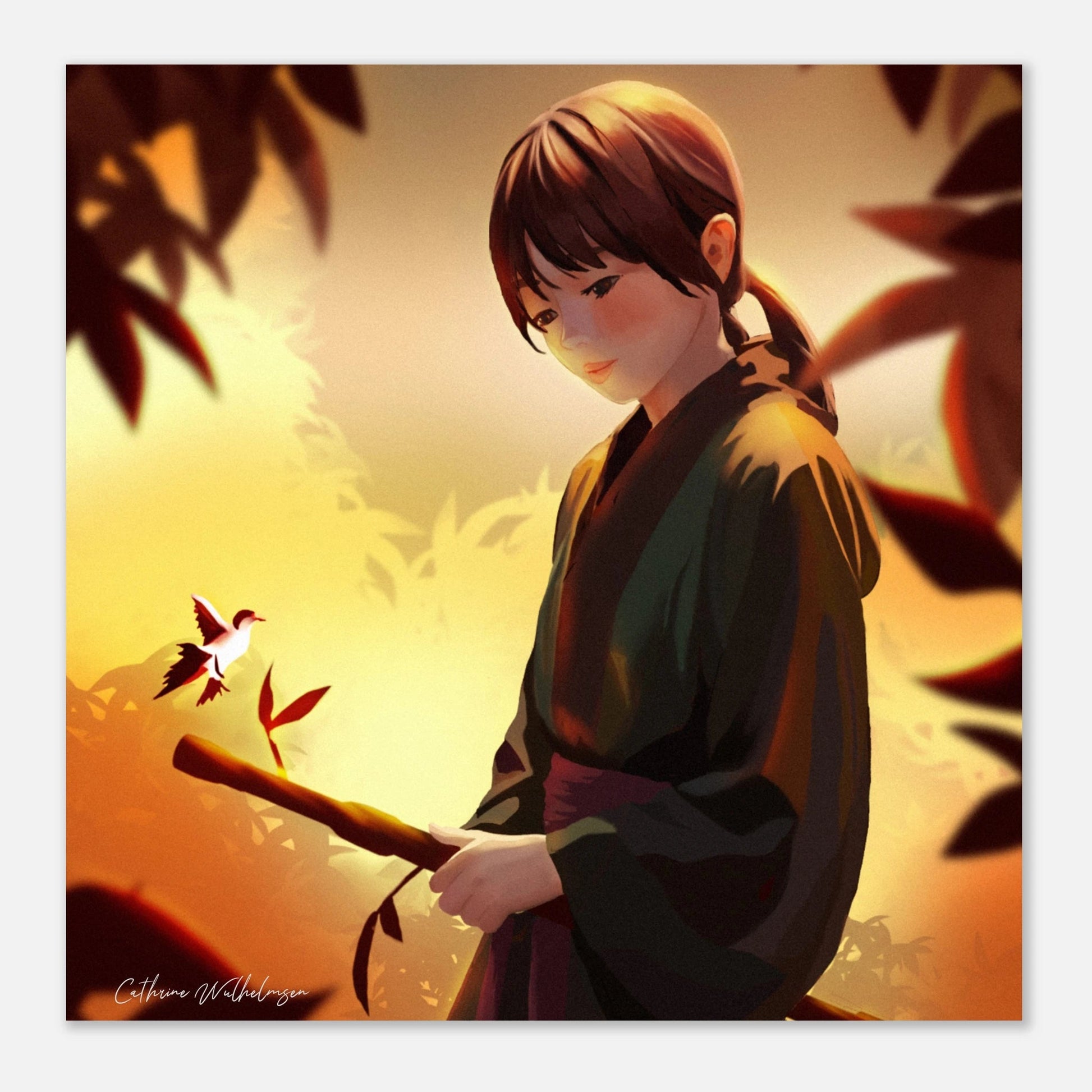 Peaceful Warrior - Aluminum Print - PlanetC