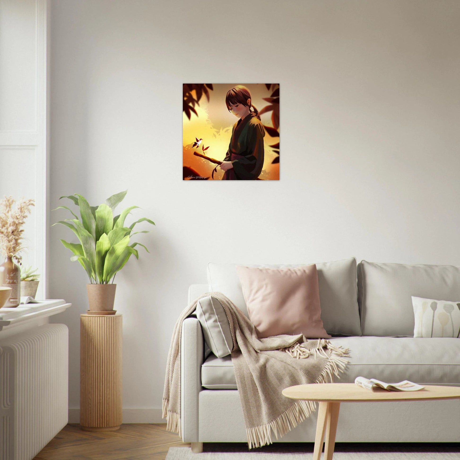 Peaceful Warrior - Aluminum Print - PlanetC