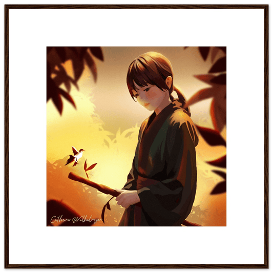Peaceful Warrior - Framed Art print - PlanetC