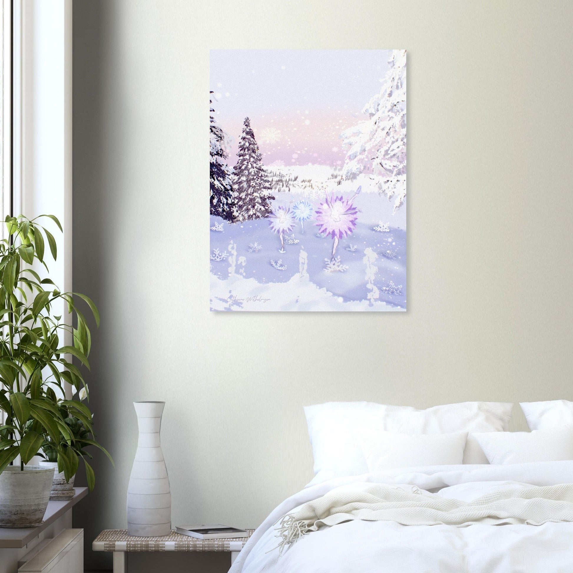 Snow Blossoms - Aluminium print - PlanetC