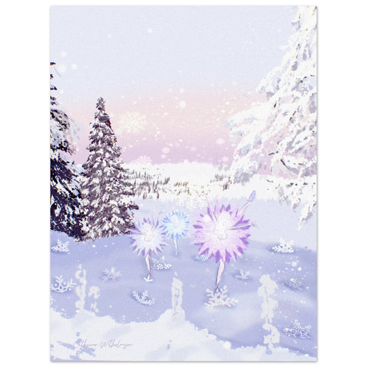 Snow blossoms – Kunsttrykk