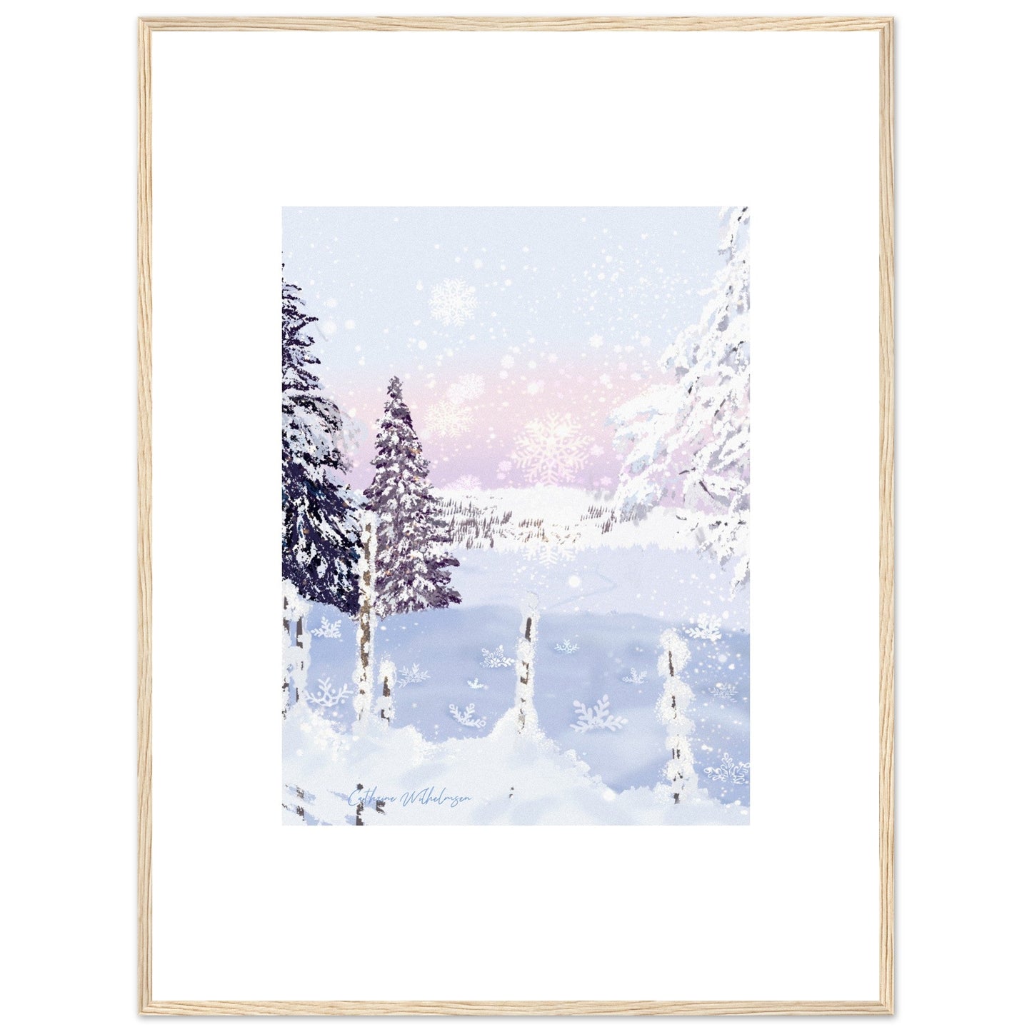 Snowdream Passage - Kunsttrykk med ramme - PlanetC