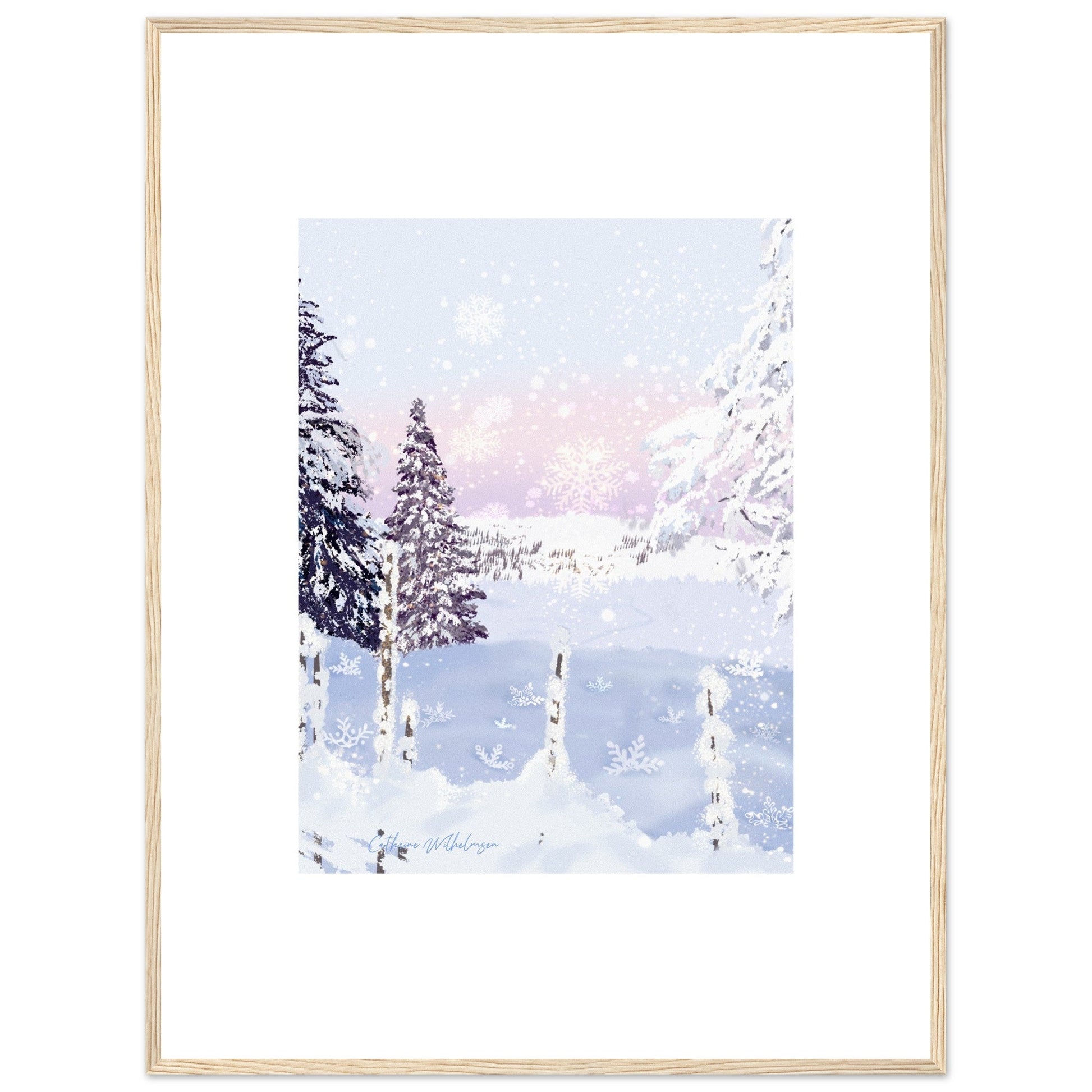 Snowdream Passage - Kunsttrykk med ramme - PlanetC