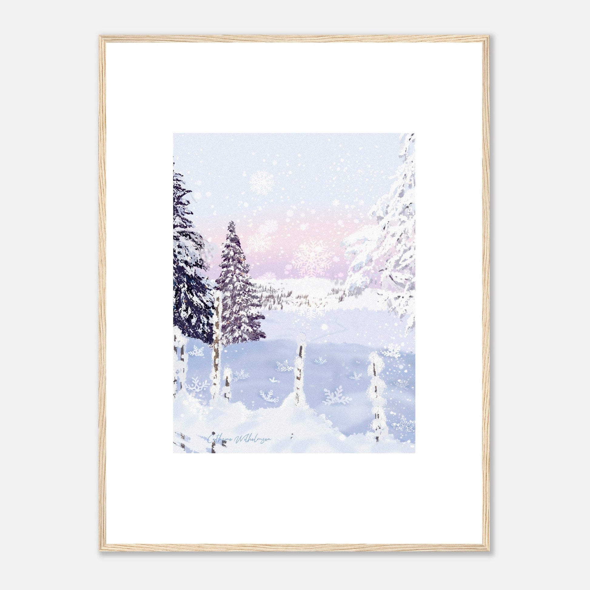 Snowdream Passage - Kunsttrykk med ramme - PlanetC