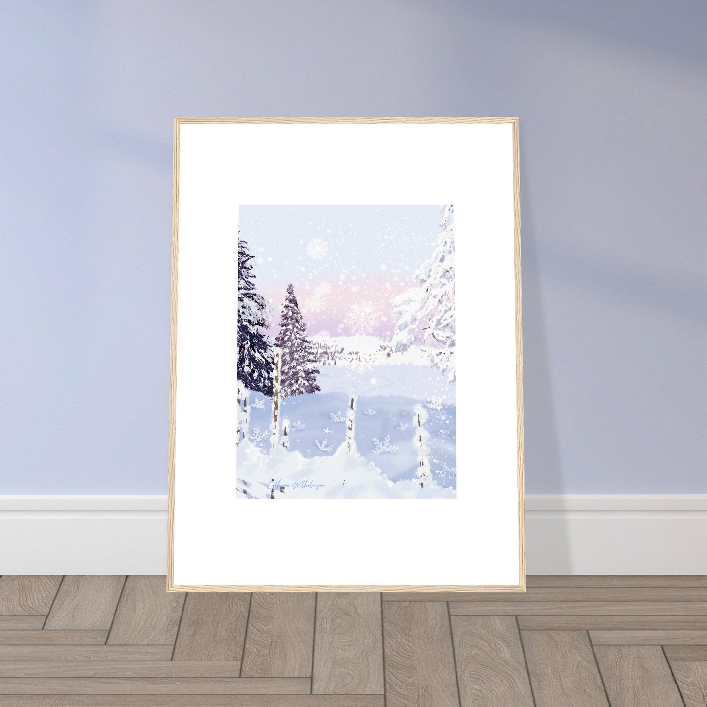 Snowdream Passage - Kunsttrykk med ramme - PlanetC