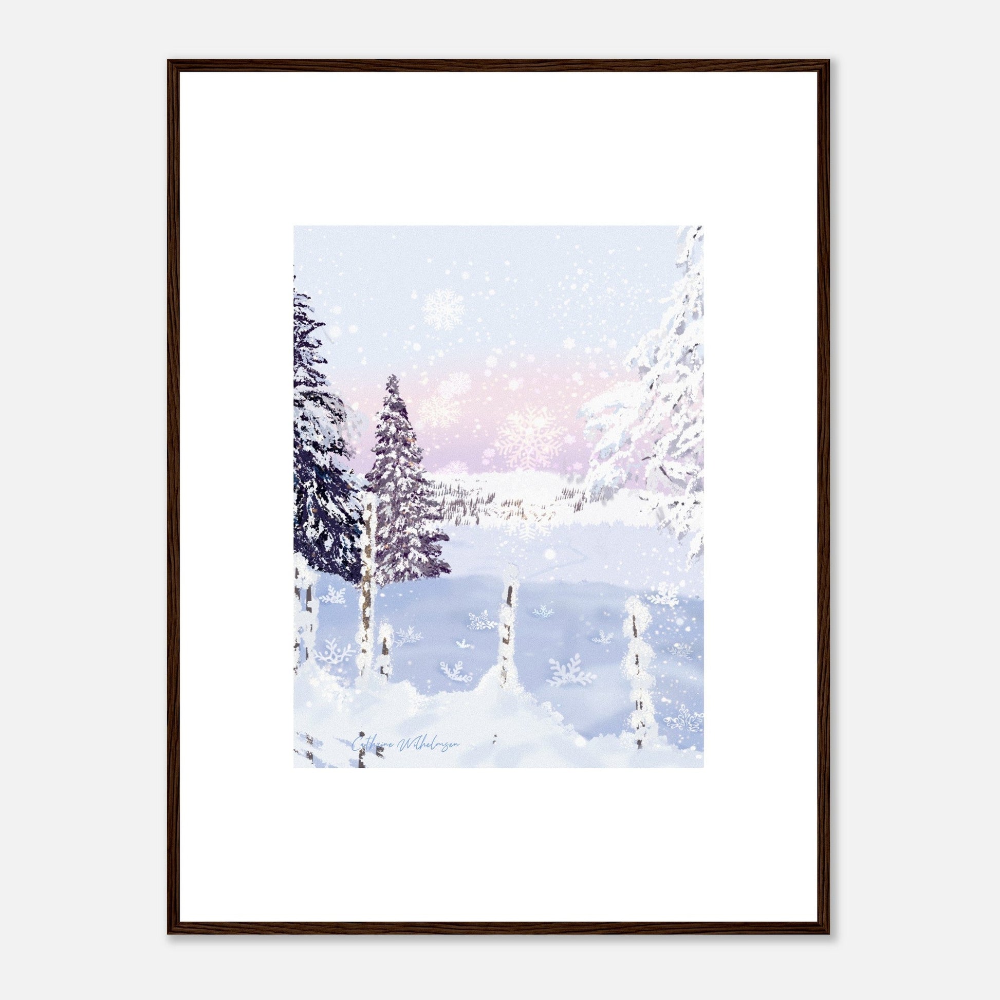 Snowdream Passage - Kunsttrykk med ramme - PlanetC