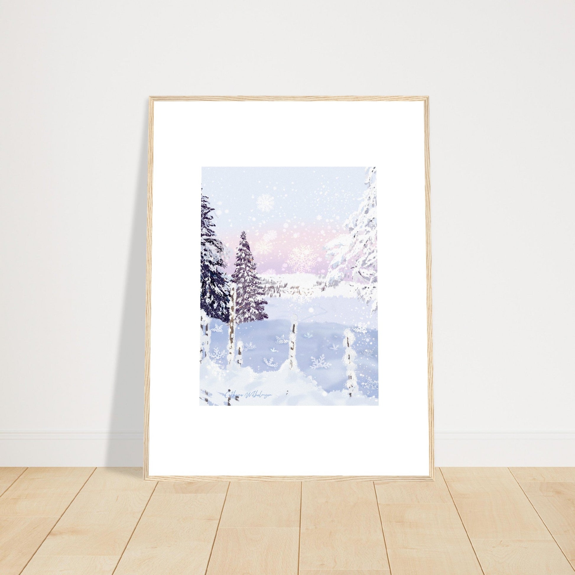 Snowdream Passage - Kunsttrykk med ramme - PlanetC