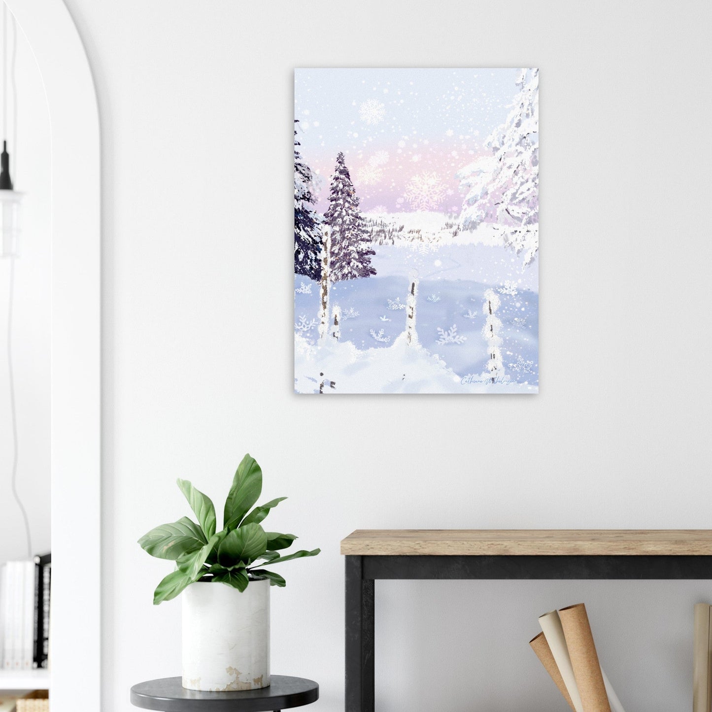 Snowdream Passage - Kunsttrykk på aluminium - PlanetC