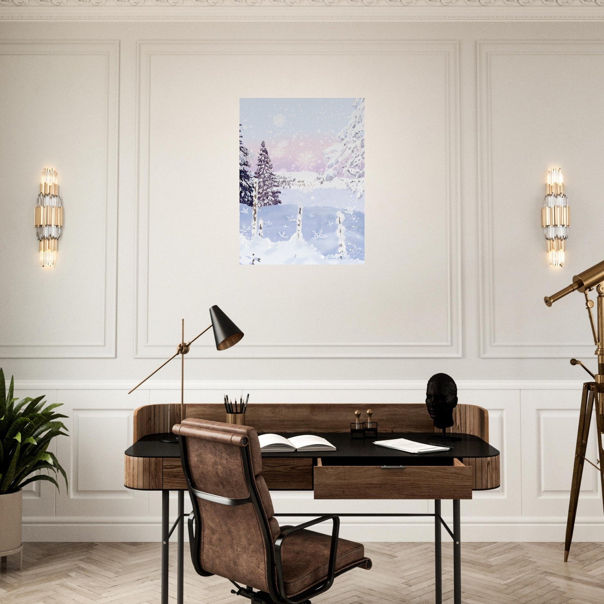 Snowdream Passage - Kunsttrykk på aluminium - PlanetC