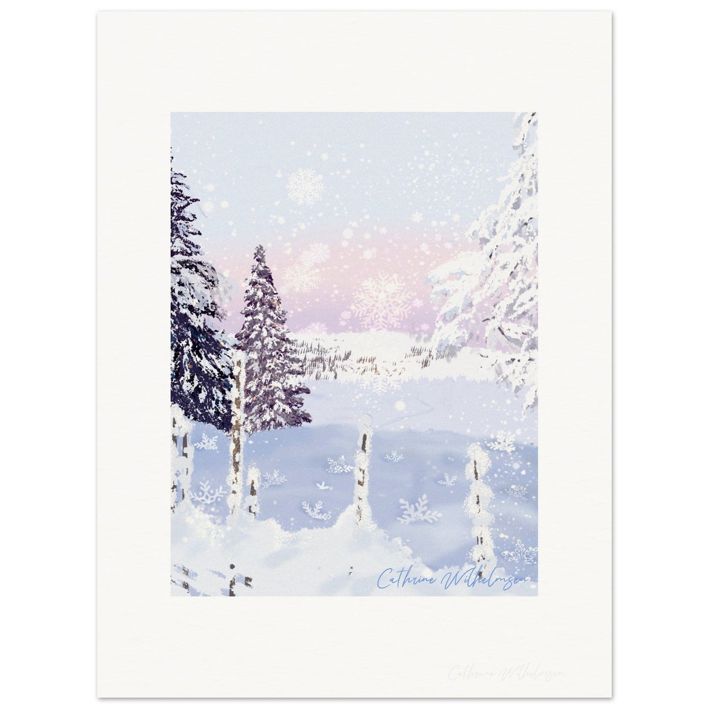 Snowdream Passage - Kunsttrykk uten ramme - PlanetC