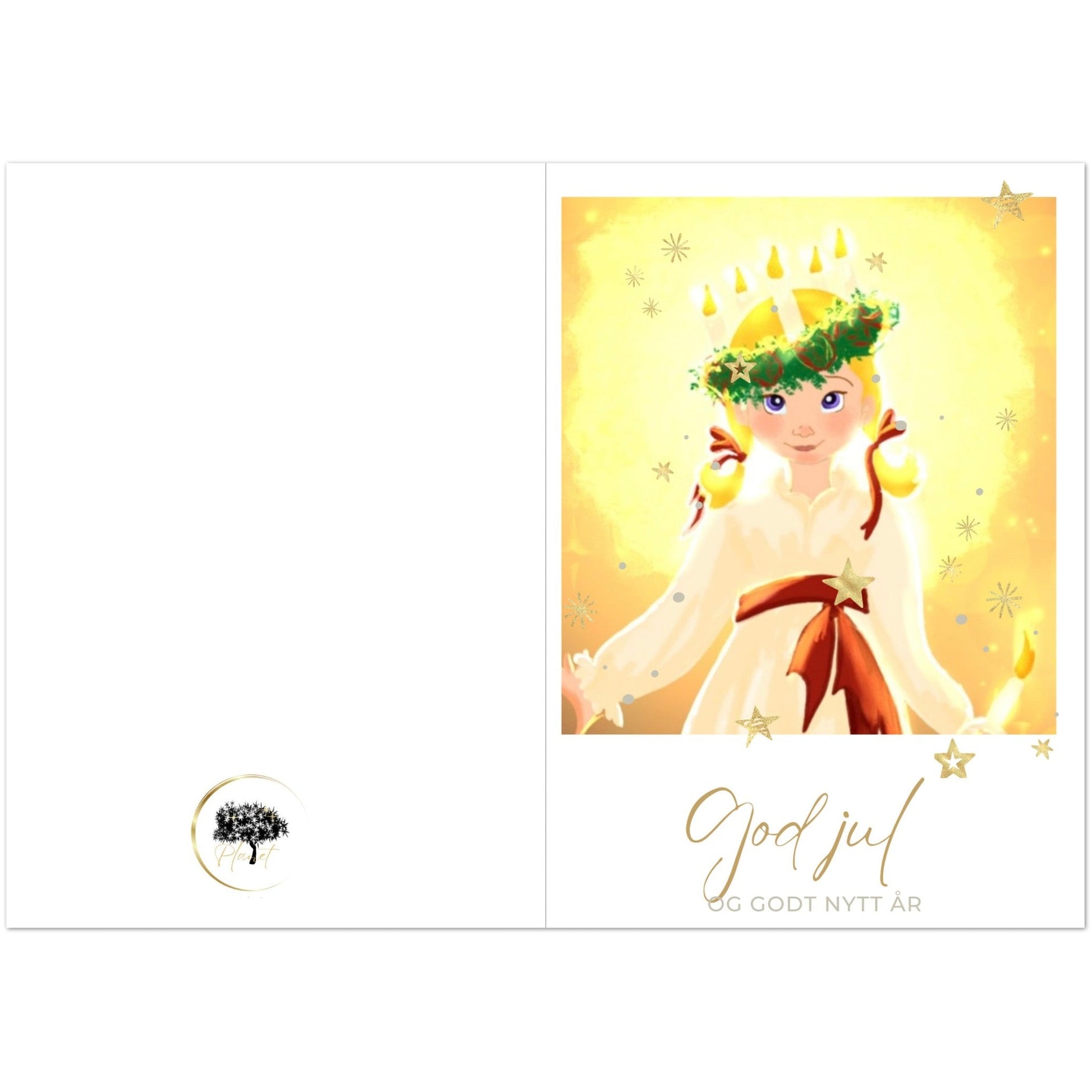 St Lucia (Pakke med 10 julekort + inkl konvolutter) - PlanetC