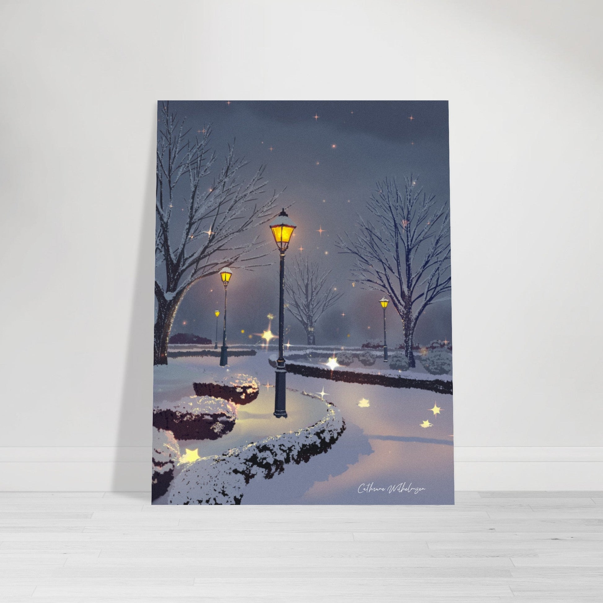 Starry Night - Kunsttrykk på aluminium - PlanetC