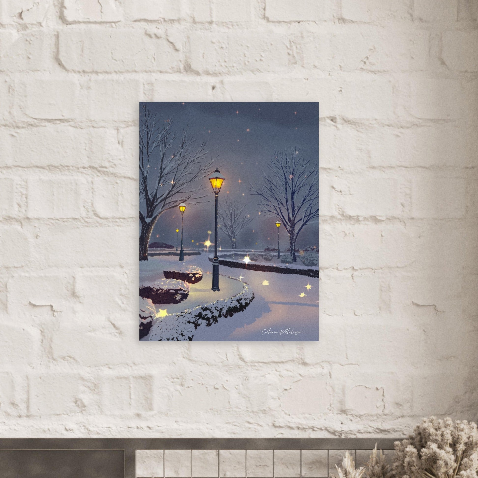 Starry Night - Kunsttrykk på aluminium - PlanetC