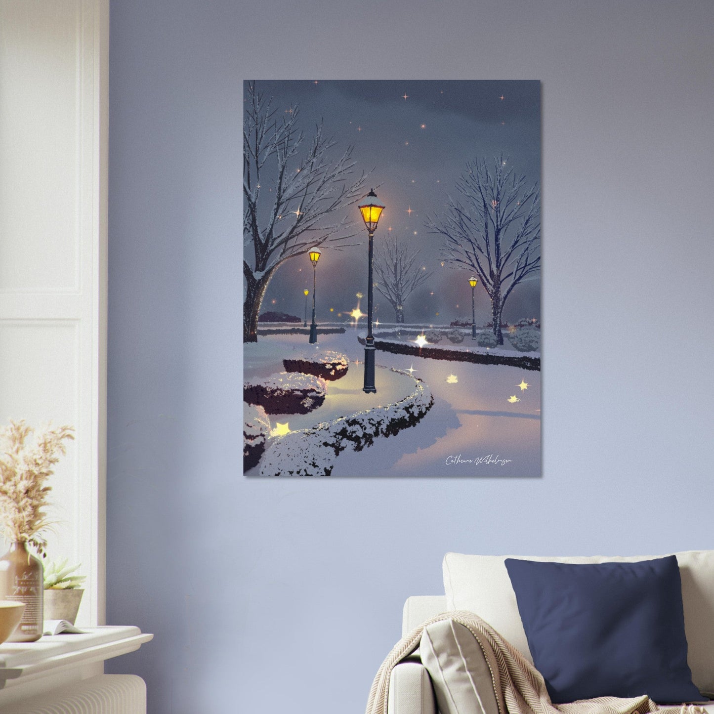 Starry Night - Kunsttrykk på aluminium - PlanetC