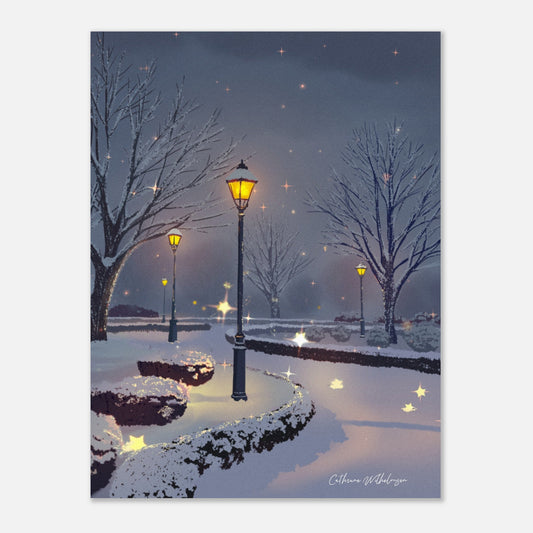 Starry Night - Kunsttrykk på aluminium - PlanetC