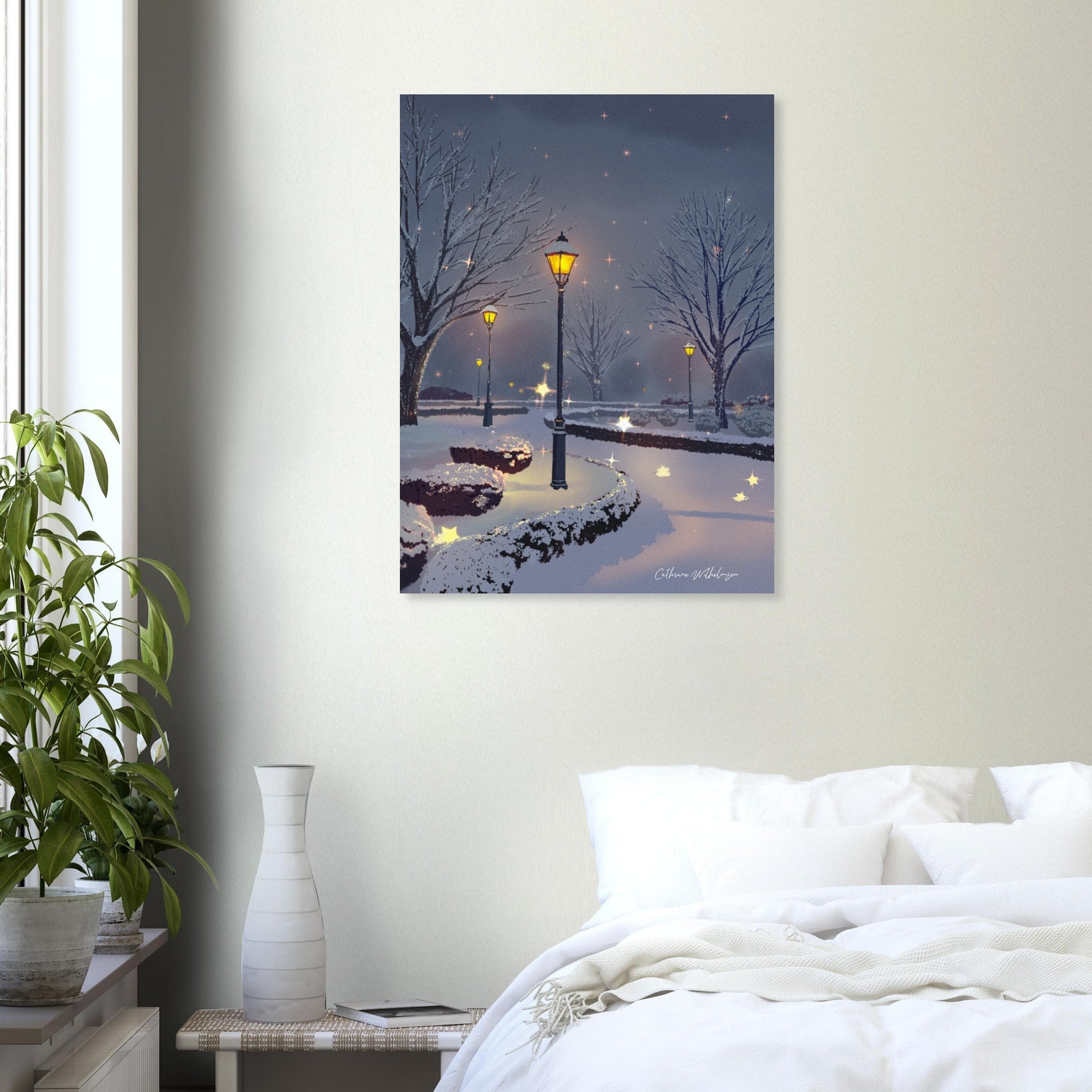 Starry Night - Kunsttrykk på aluminium - PlanetC