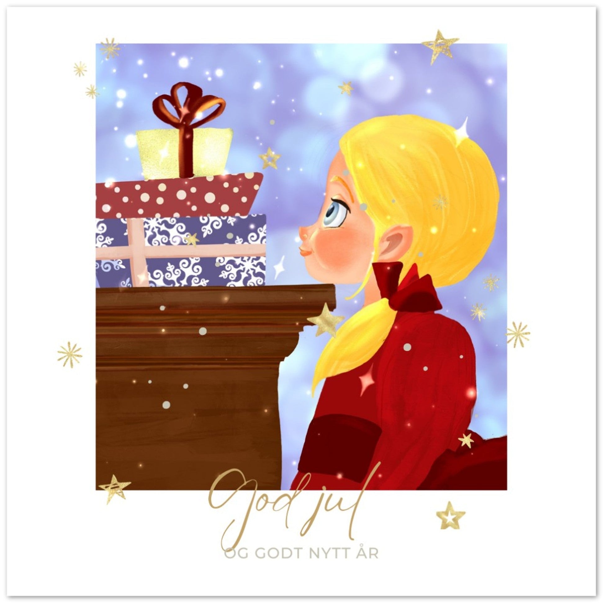 Store forventninger (Pakke med 10 julekort + inkl konvolutter) - PlanetC