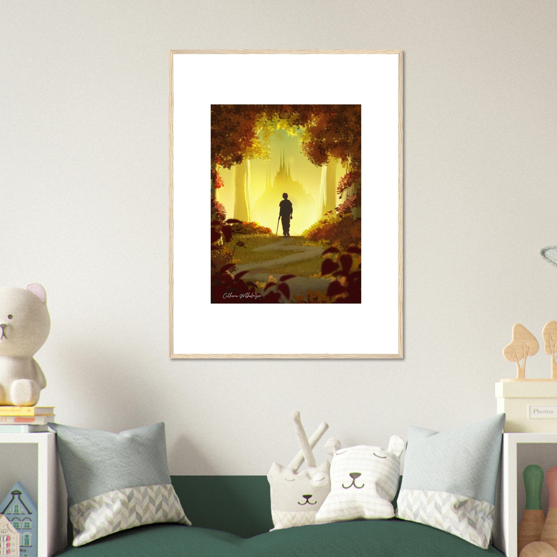 The Silent Journey - Kunsttrykk med ramme - PlanetC