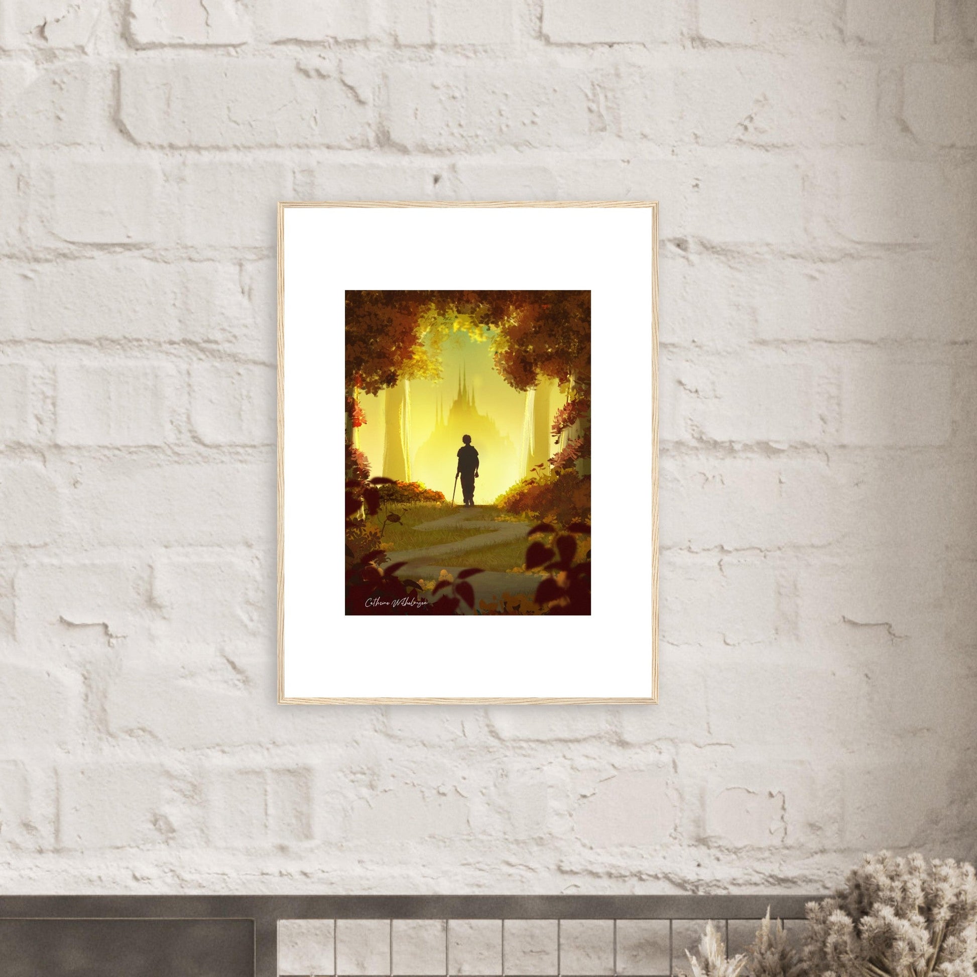 The Silent Journey - Kunsttrykk med ramme - PlanetC