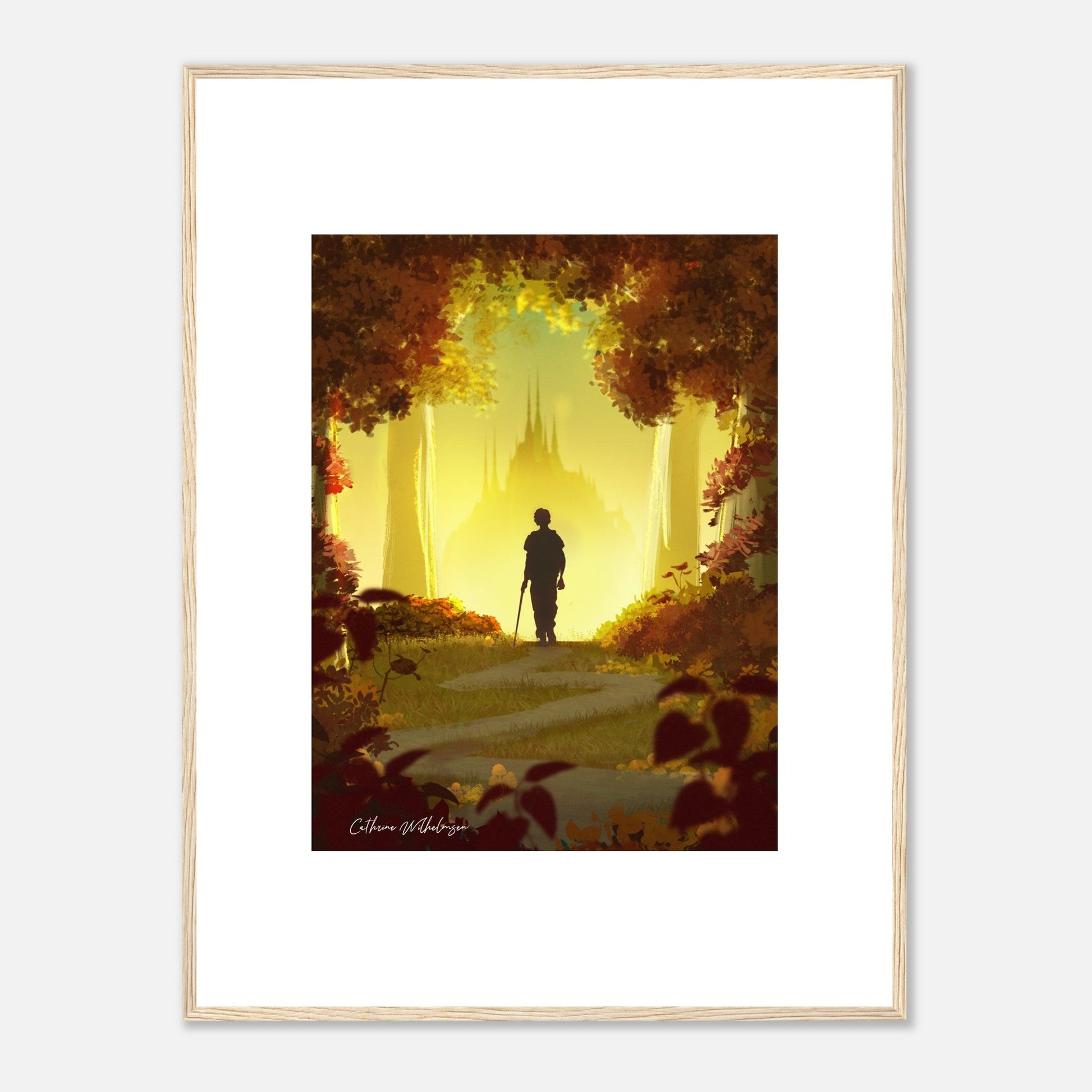 The Silent Journey - Kunsttrykk med ramme - PlanetC