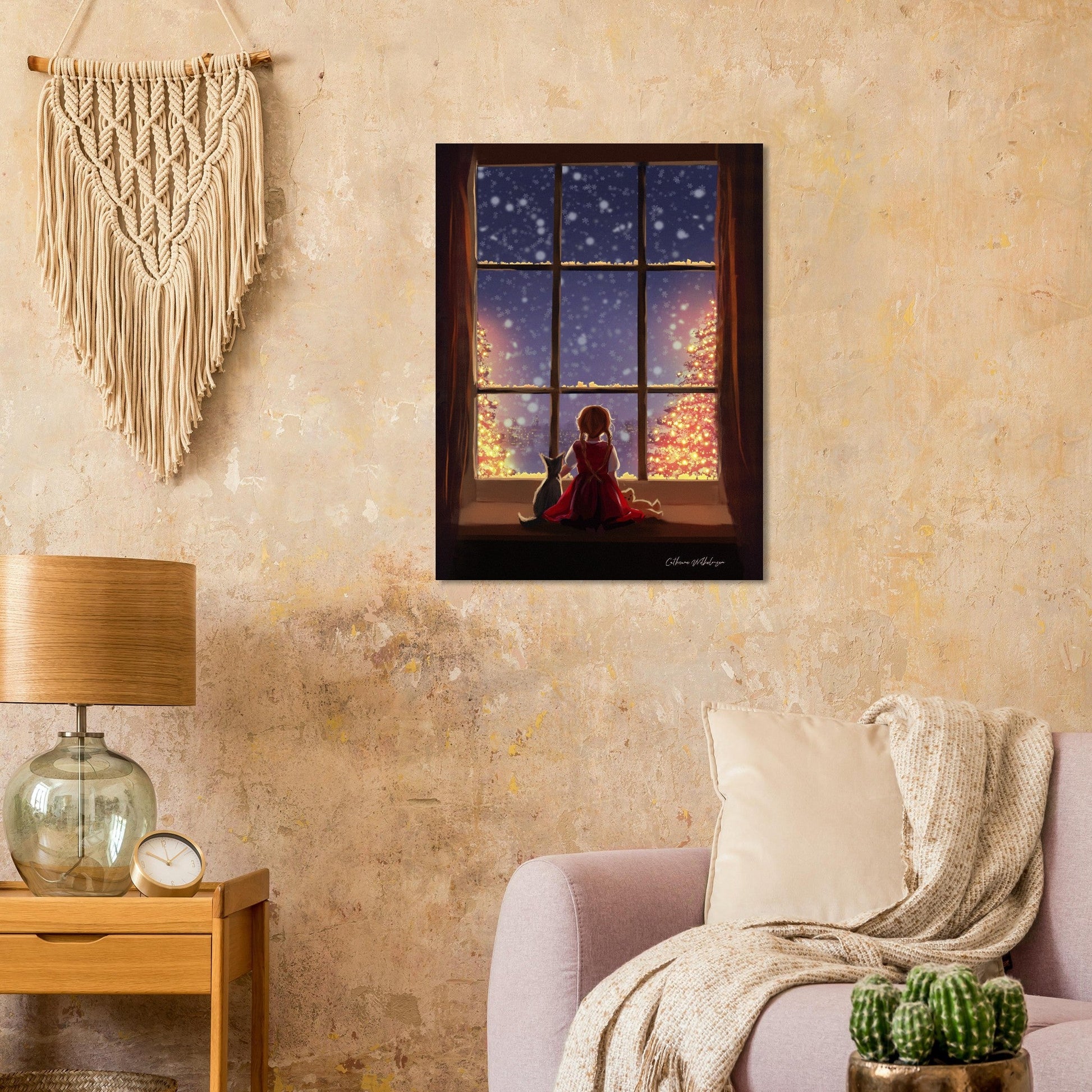 The Waiting Hour Aluminum Print – Elegant Art for Your Space - PlanetC