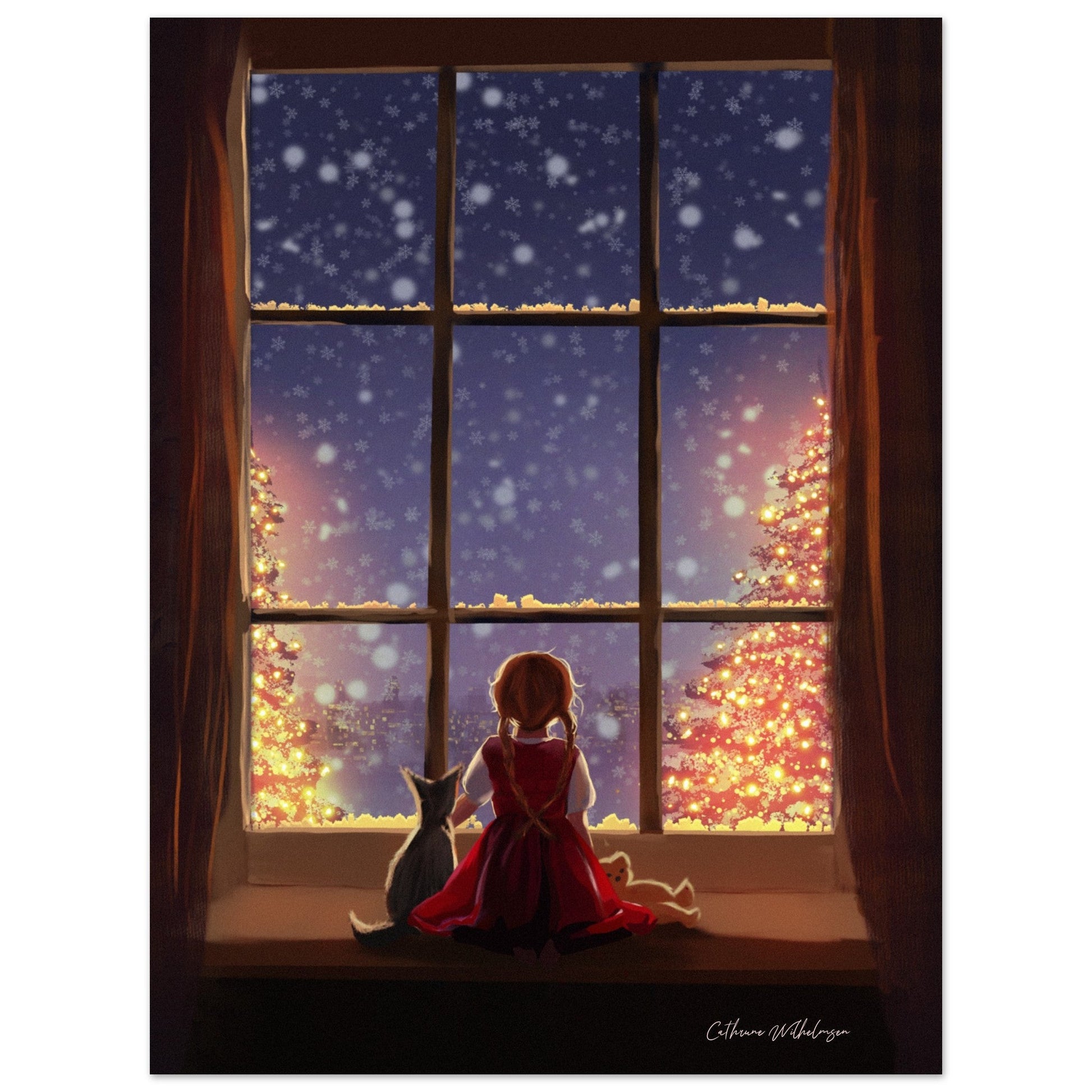 The Waiting Hour Aluminum Print – Elegant Art for Your Space - PlanetC