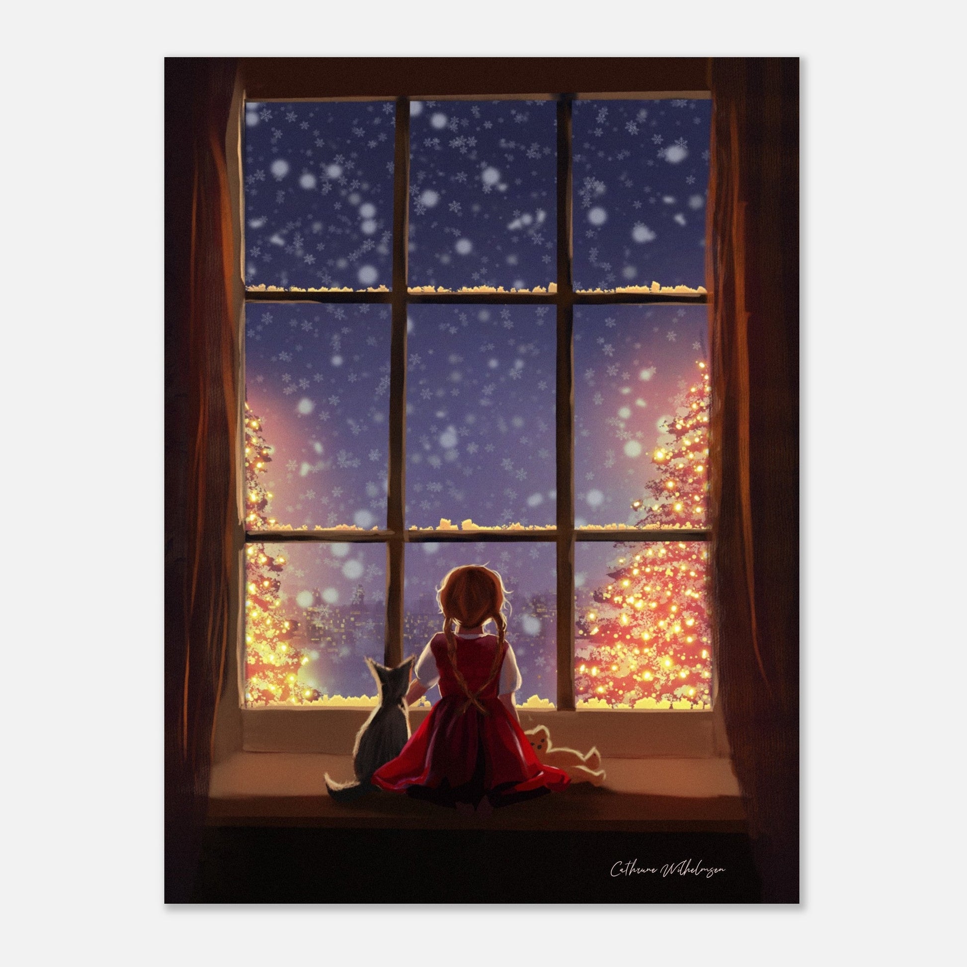 The Waiting Hour Aluminum Print – Elegant Art for Your Space - PlanetC