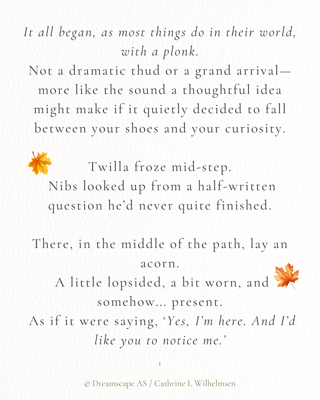 Twilla and Nibs and the Secret of the Acorn – Free e - Story - PlanetC