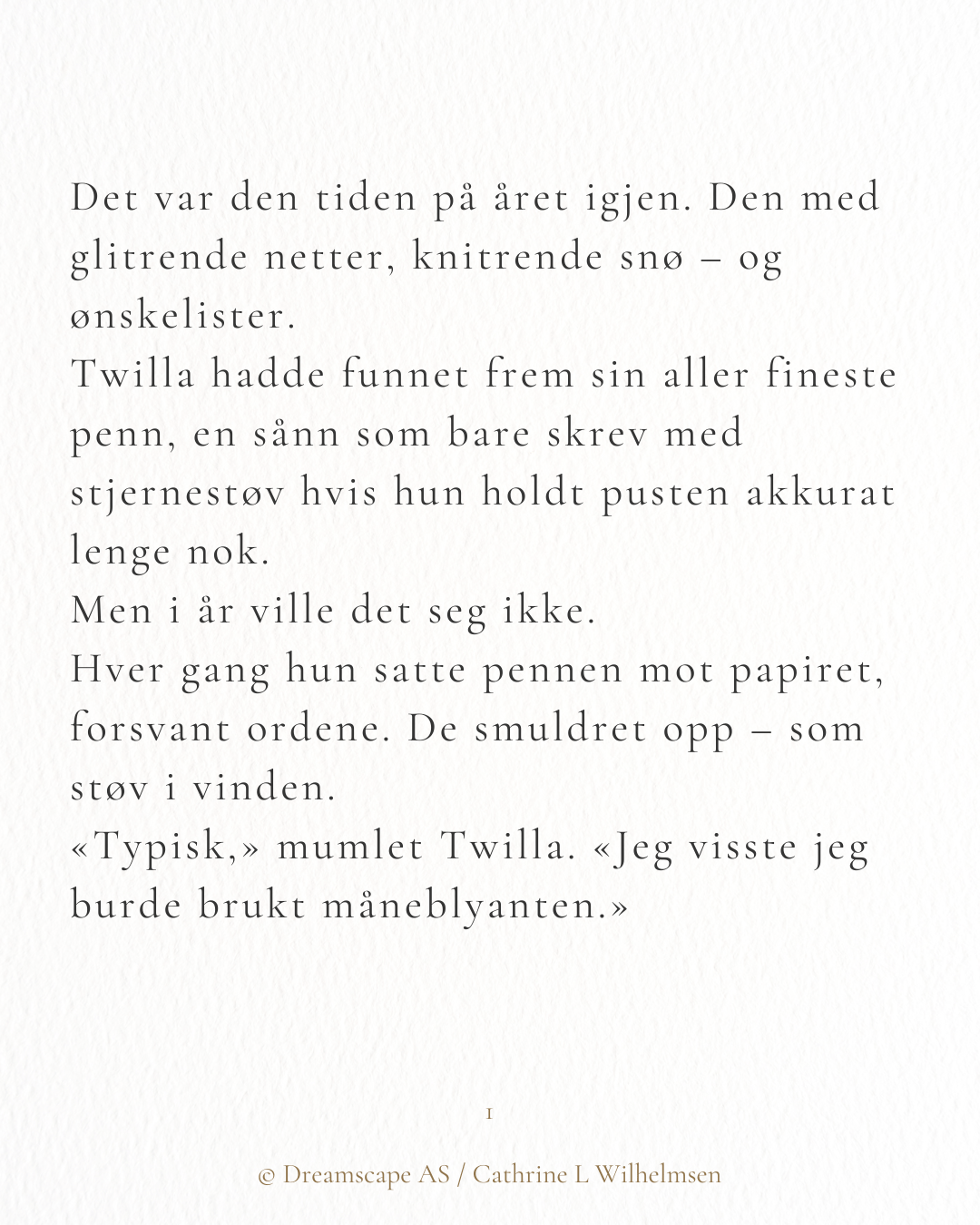 Twilla & Nibs - Ønsket som ikke ville skrives ned - PlanetC