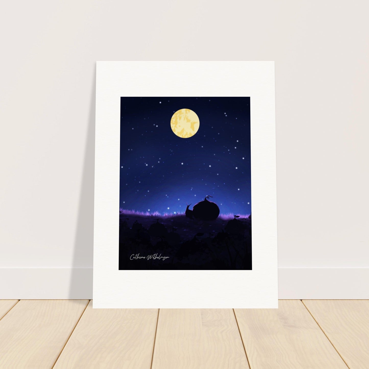 Venner og stjernenatt – Art Print - PlanetC