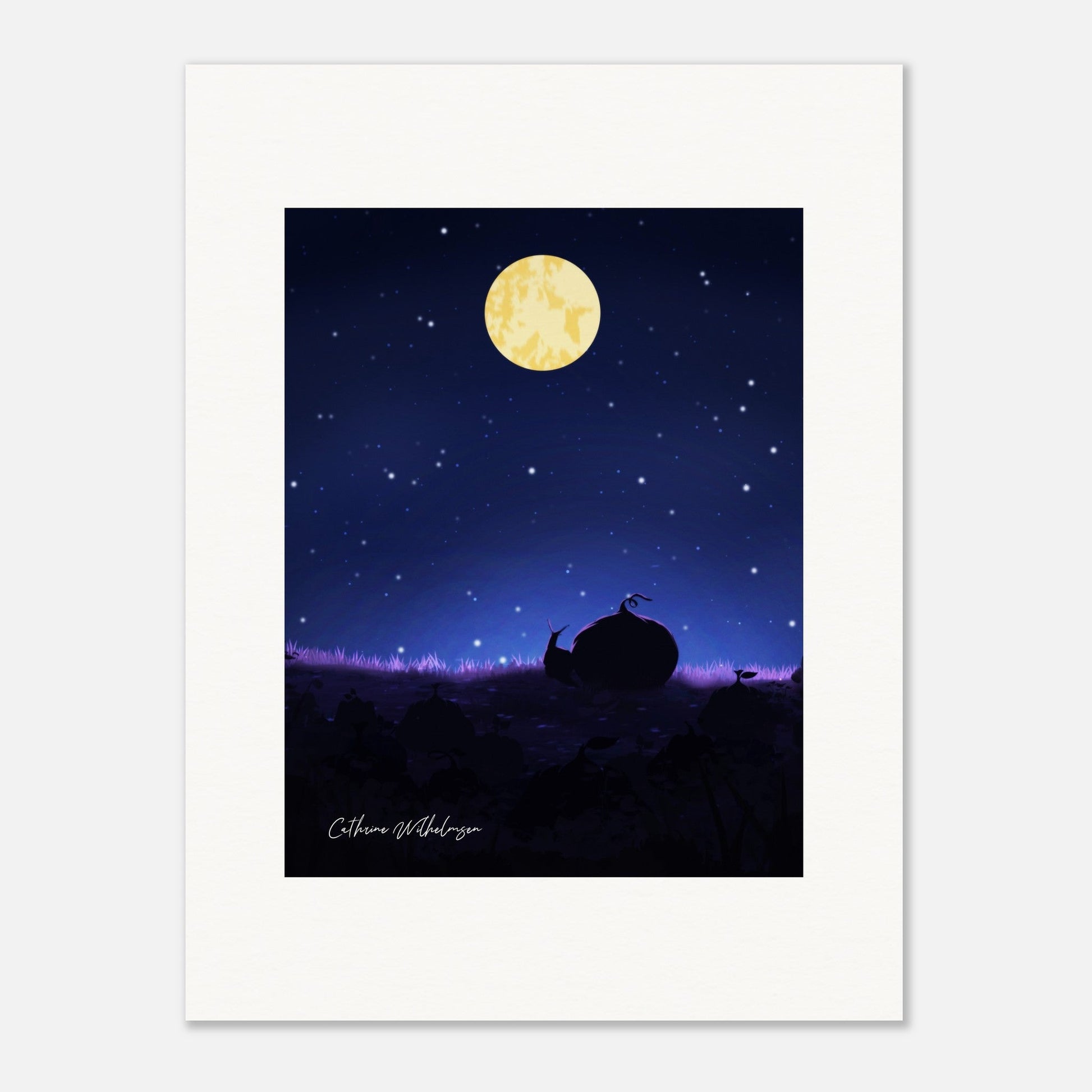 Venner og stjernenatt – Art Print - PlanetC