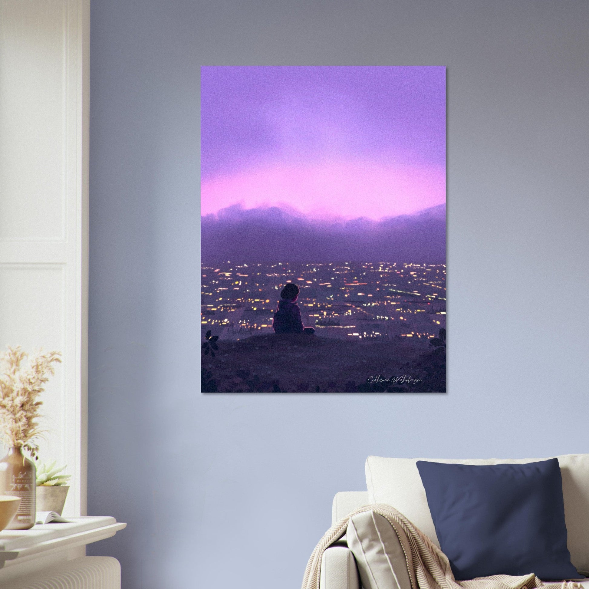 While Thinking About It - Aluminum Print - PlanetC