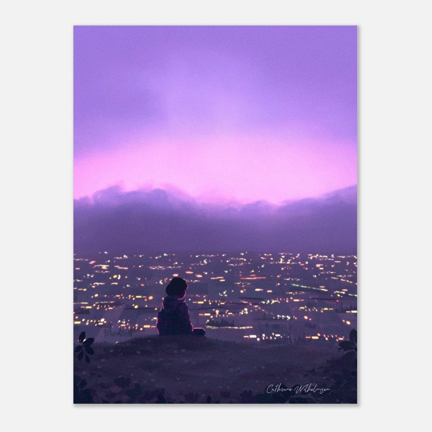 While Thinking About It - Aluminum Print - PlanetC