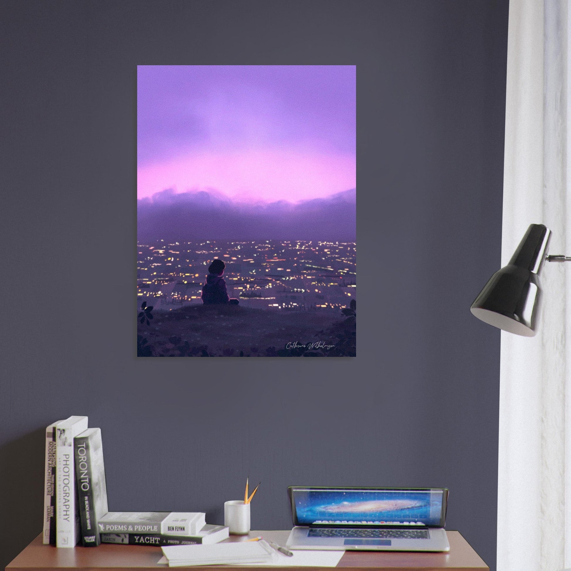 While Thinking About It - Aluminum Print - PlanetC